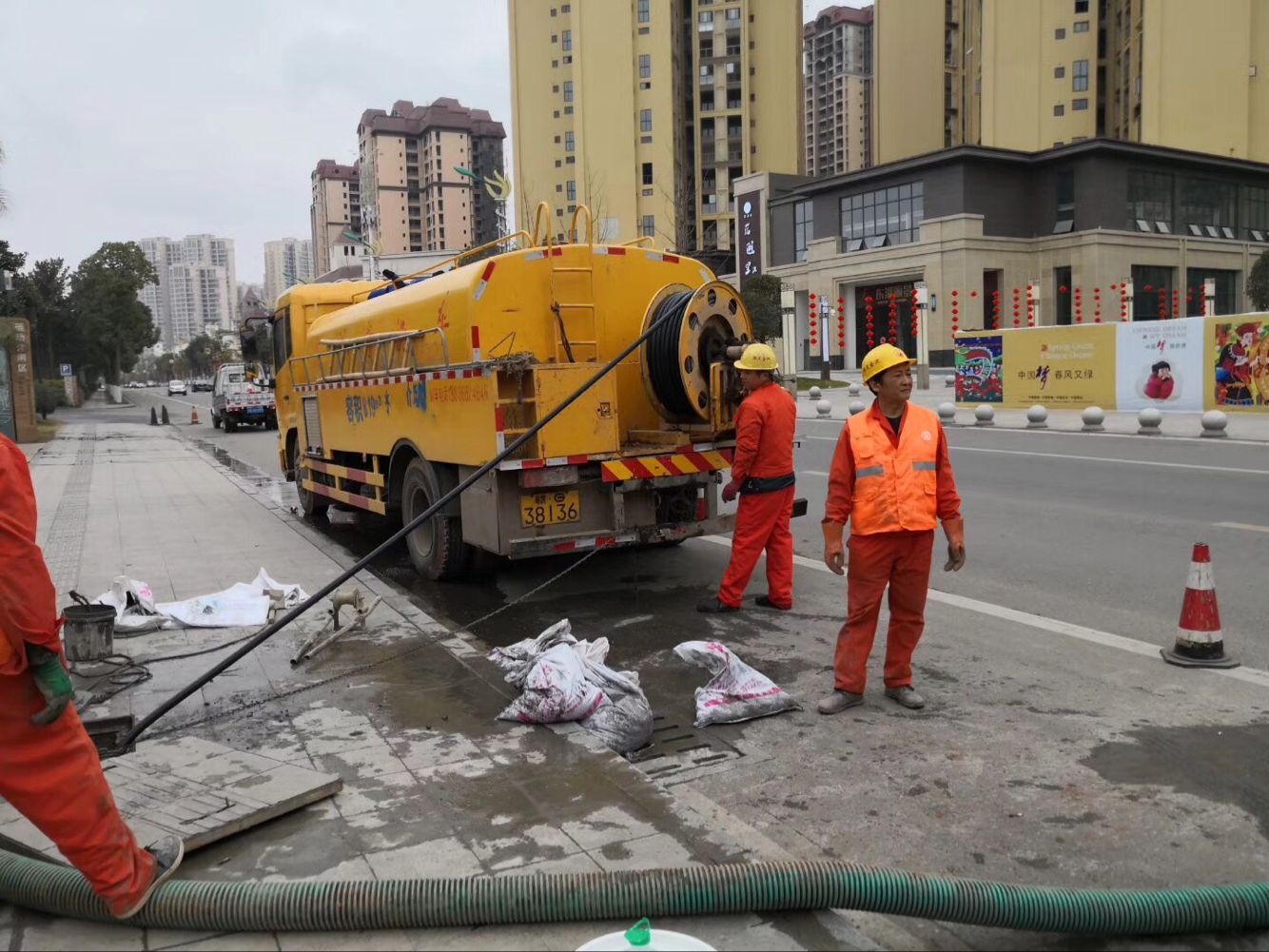 阳城排污管道清淤-管道清洗